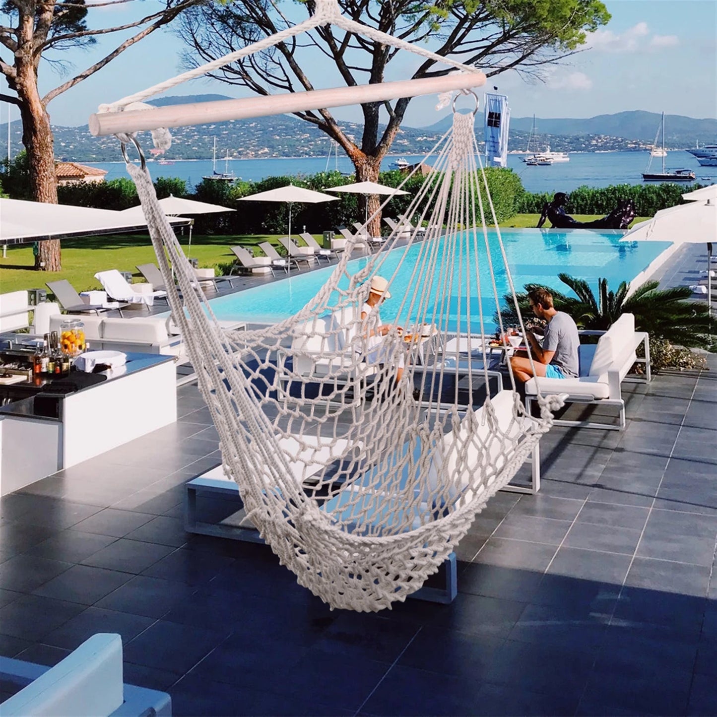 Nordic Style Hammock Swing Chair For Indoor Outdoor Use