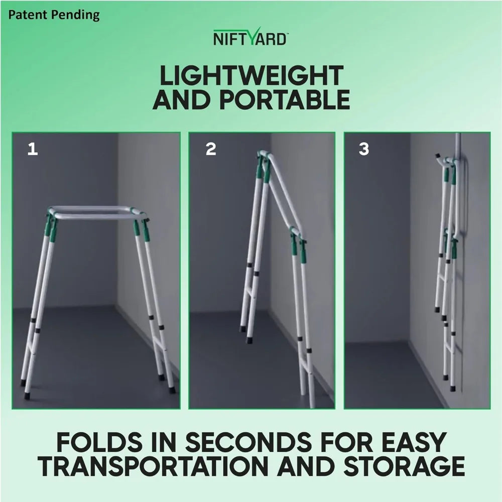 Adjustable Foldable Leaf Bag Holder For Large Bags