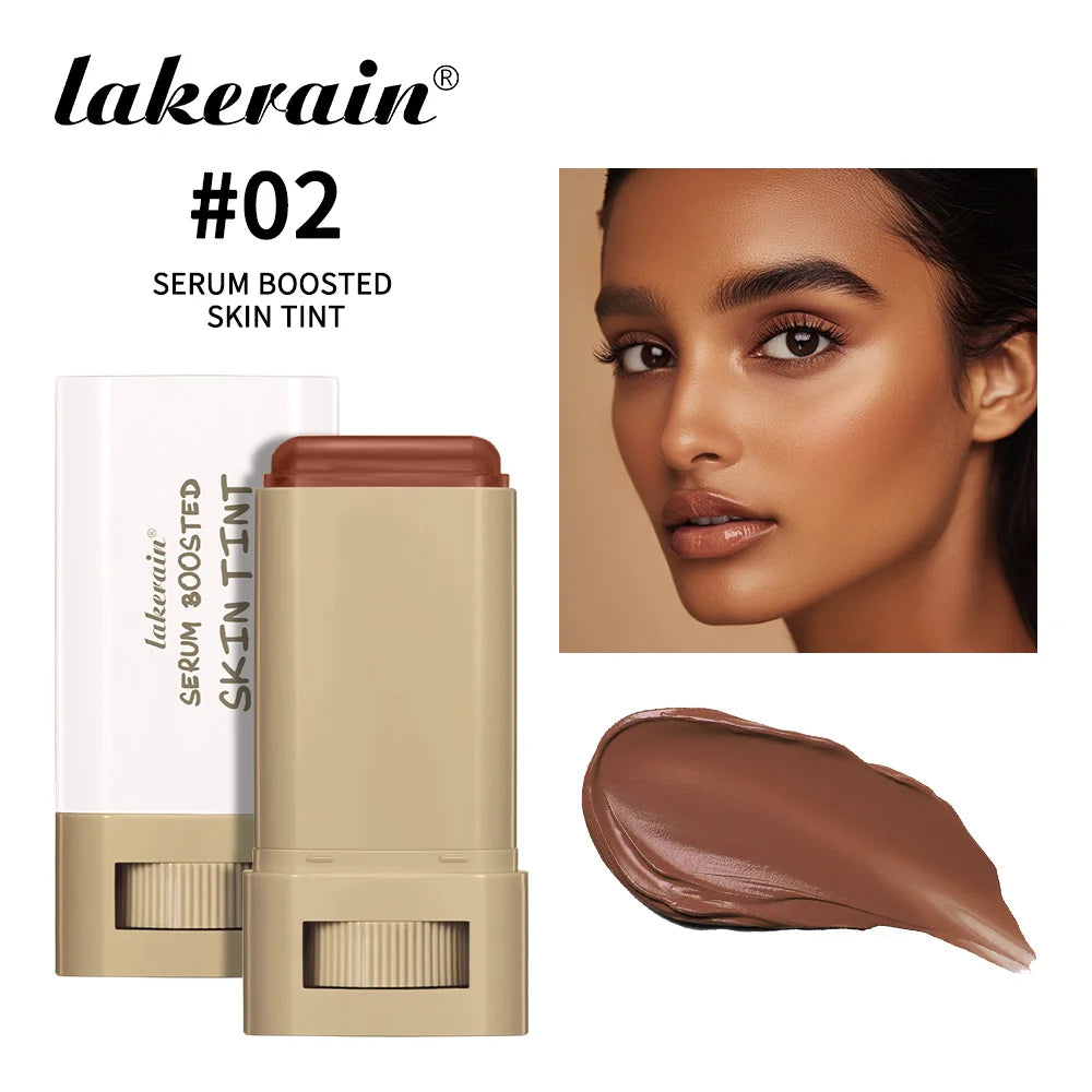 Skin Tint Foundation Stick Moisturizing & Non-Sticky Concealer Base Foundation Boosted Smooth Makeup Stick Woman Cosmetics by S And B Enterprise
