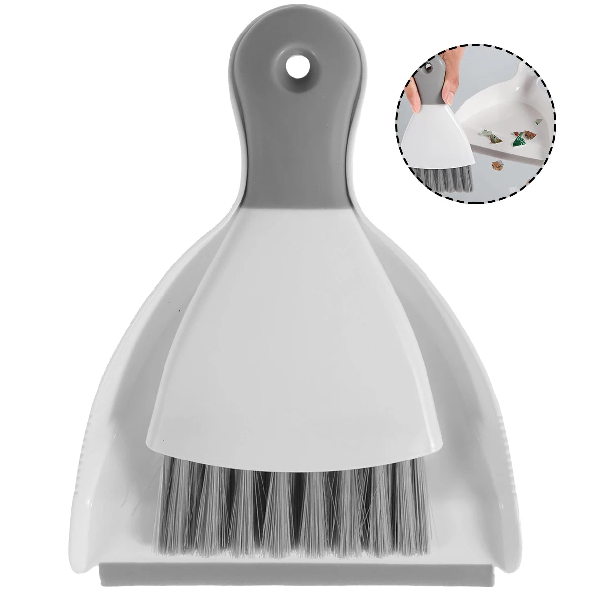 Mini Dustpan And Brush Set Desktop Cleaning Kit For Office Desk by S And B Enterprise