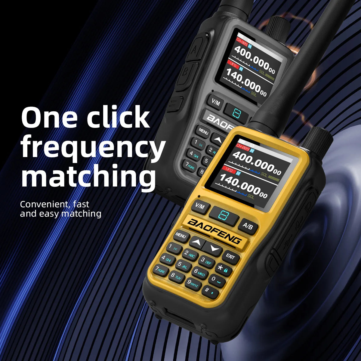 Clorgo Baofeng UV5R Dual Band Radio 5W NOAA Bluetooth