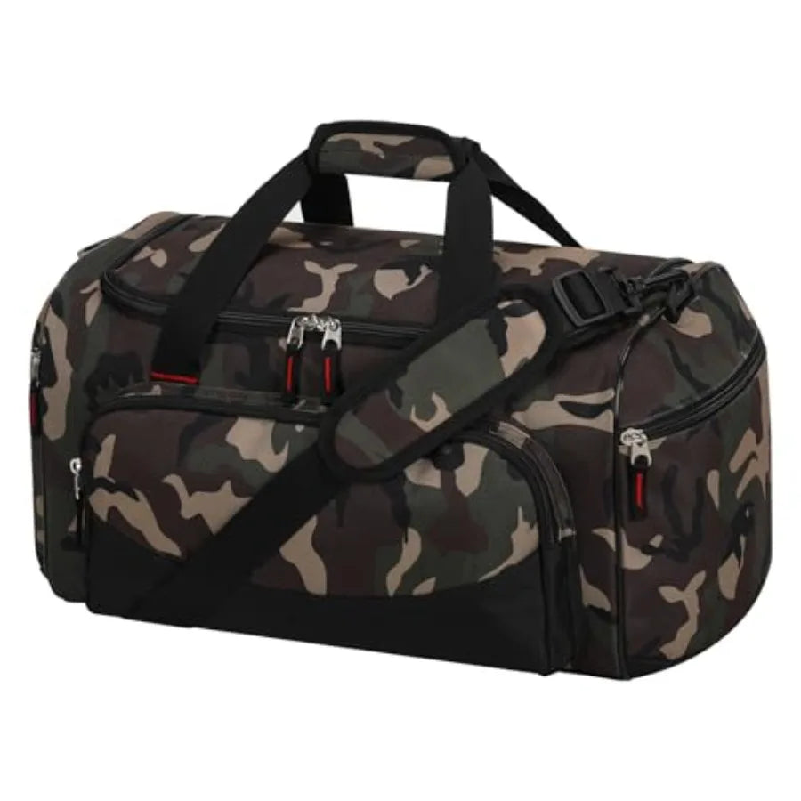 30L Gym Sport Duffle Bag - 17 inch Carry on Weekender Overnight Bag for Travel, Workout, Fitness -30L by S And B Enterprise