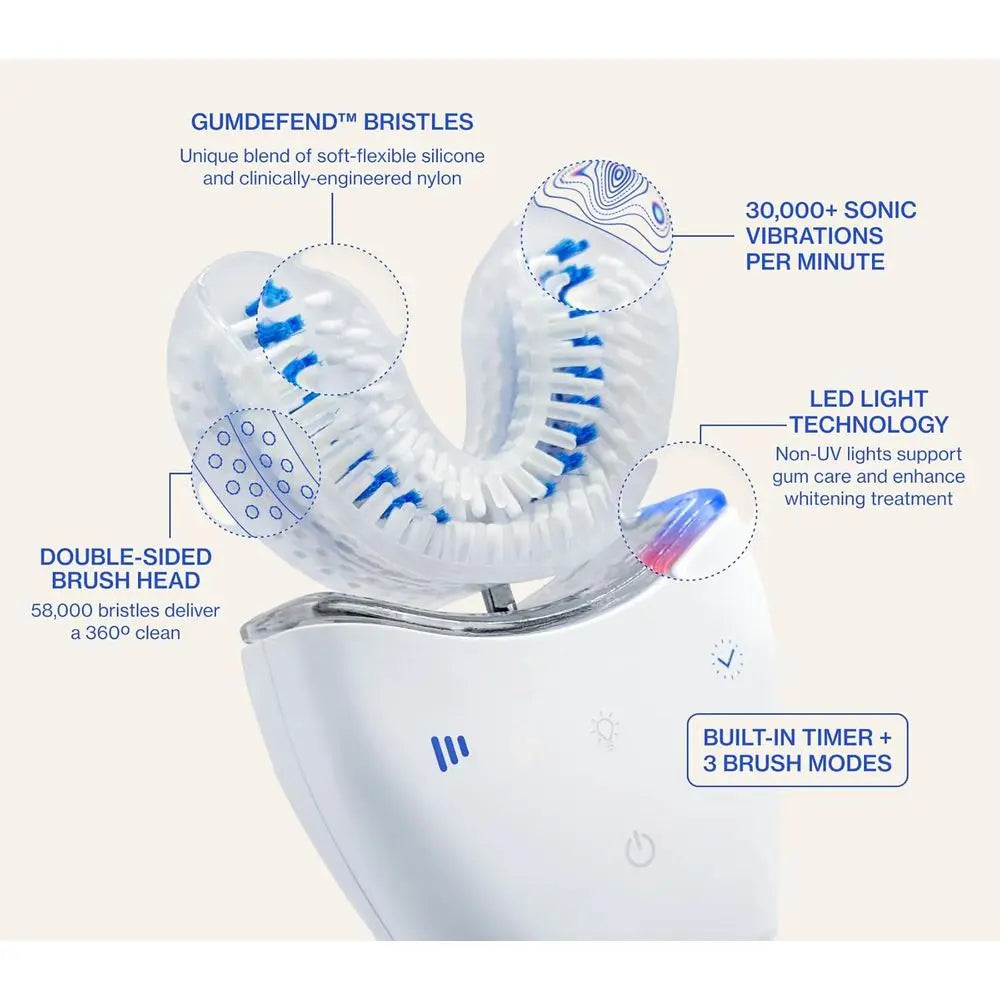 ADA Approved U Shaped Electric Toothbrush Waterproof And Rechargeable by S And B Enterprise