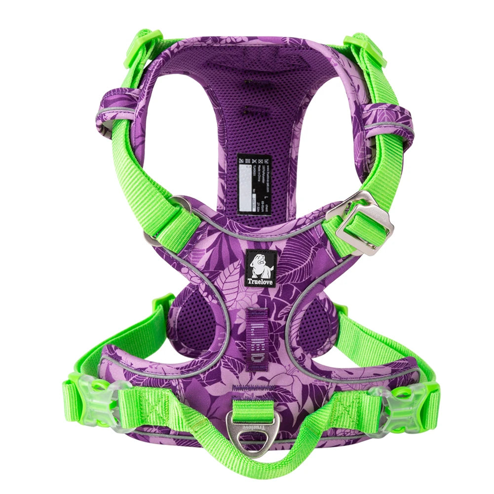 TRUELOVE No Pull Dog Harness Reflective Breathable Adjustable Training Vest by S And B Enterprise