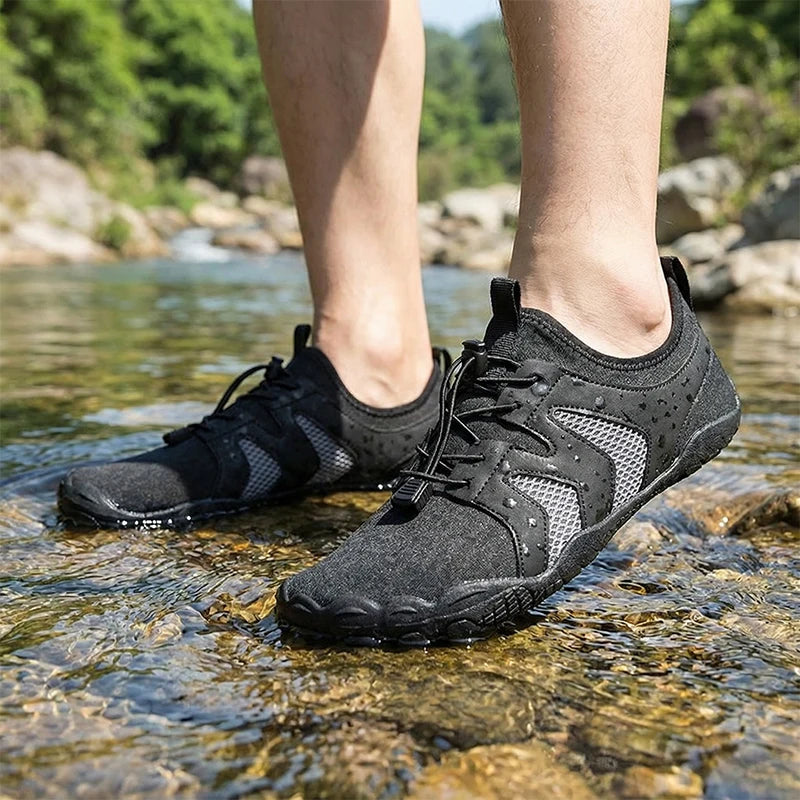 Unisex Water Shoe Quick Dry Anti-Slip Outdoor Barefoot Beach Shoes Men Gym Workout Fitness Sneakers Breathable Aqua Shoes by S And B Enterprise