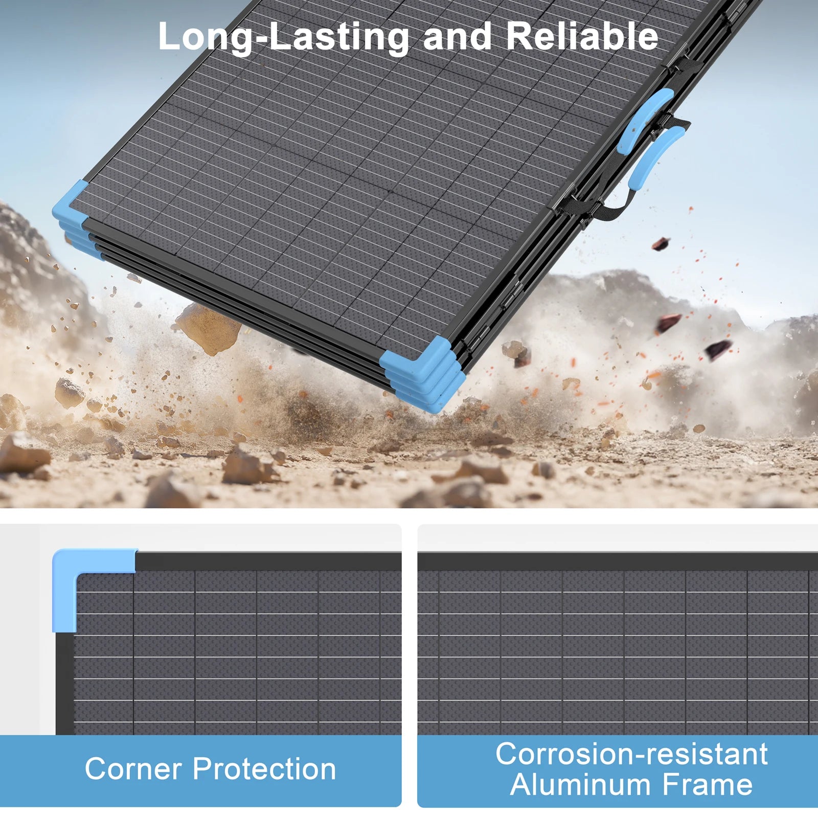 E-POWO 800W Monocrystalline Foldable Solar Charger for Power Stations by S And B Enterprise