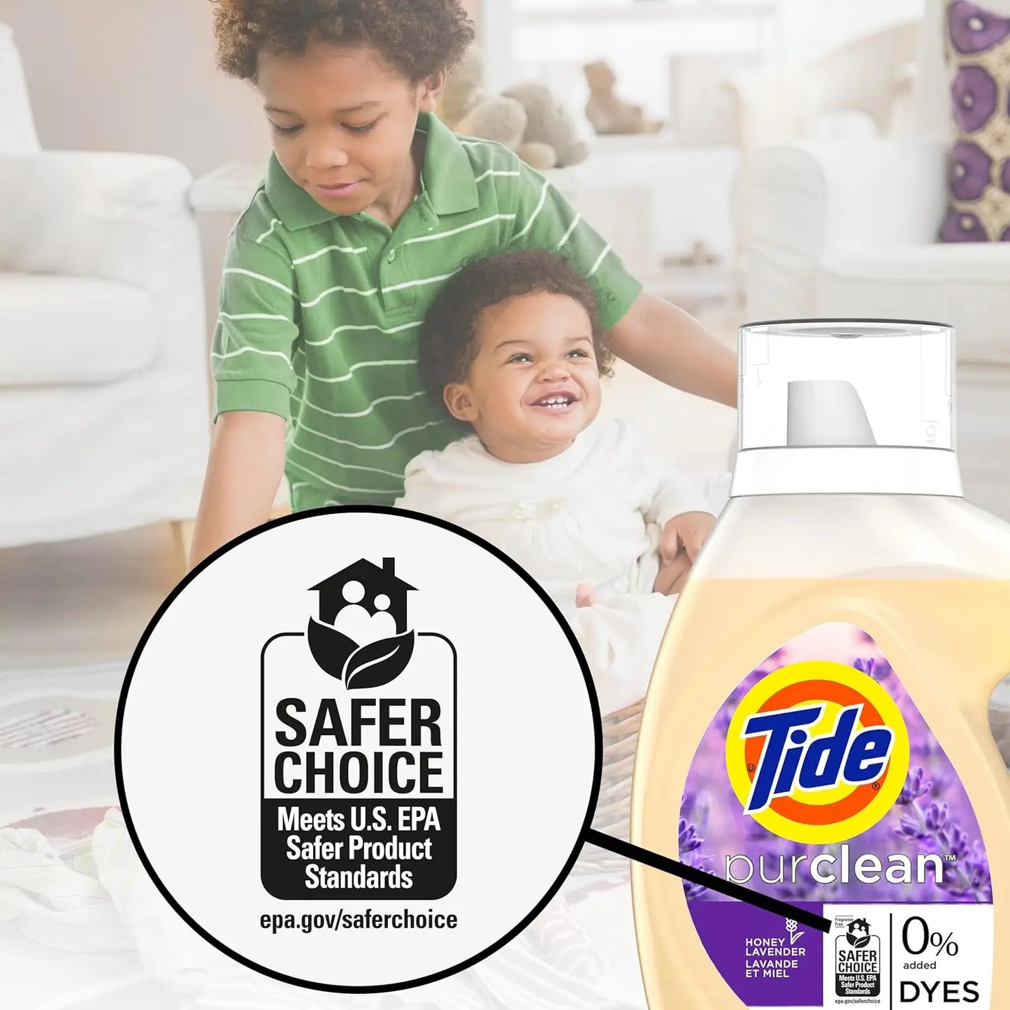 Eco Friendly Liquid Laundry Detergent Gentle On Fabrics And Skin
