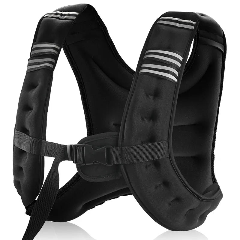Weighted Vest With Reflective Stripe For Training And Running by S And B Enterprise