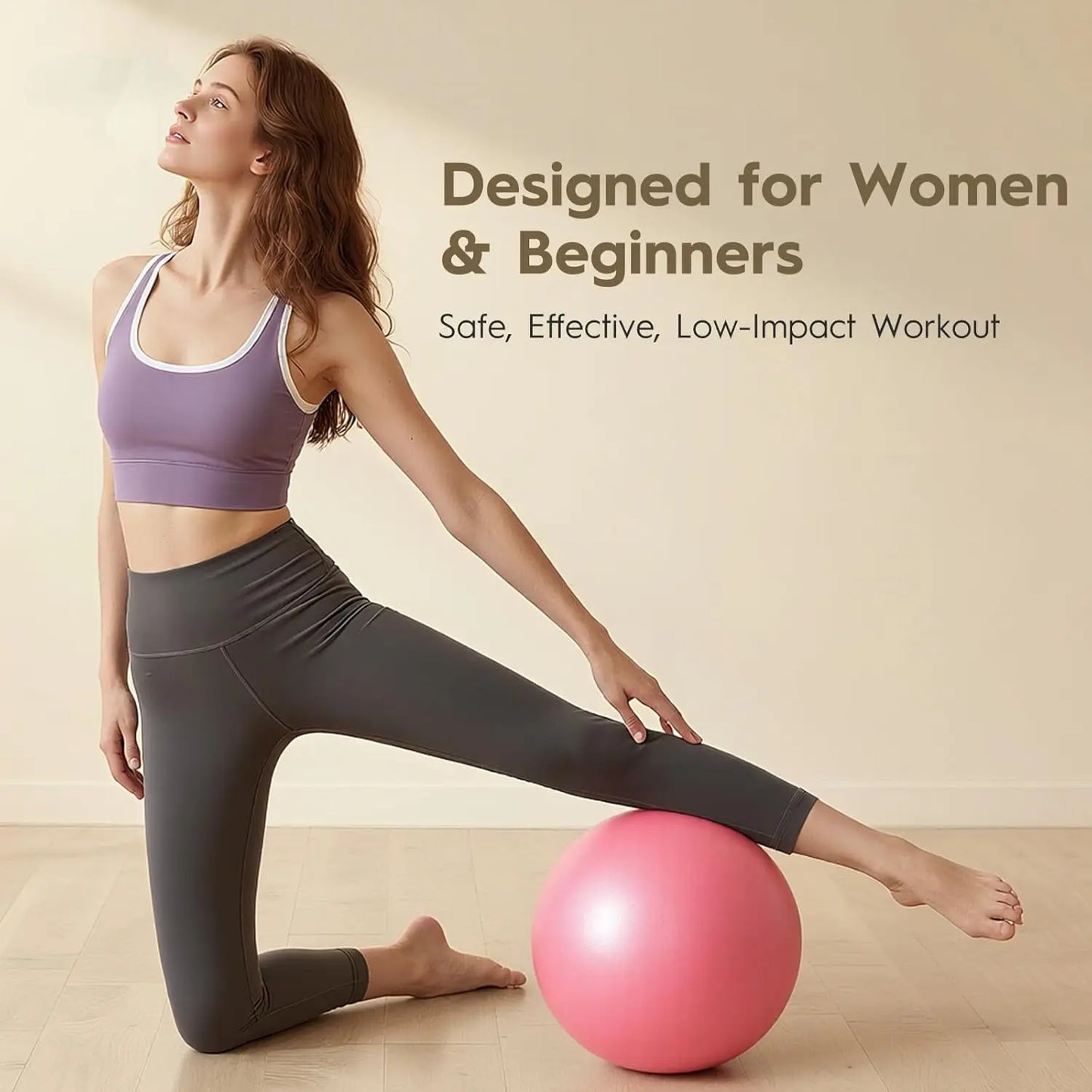 9-Piece Home Pilates Kit for Beginners With Ring Bar Ball And Bands