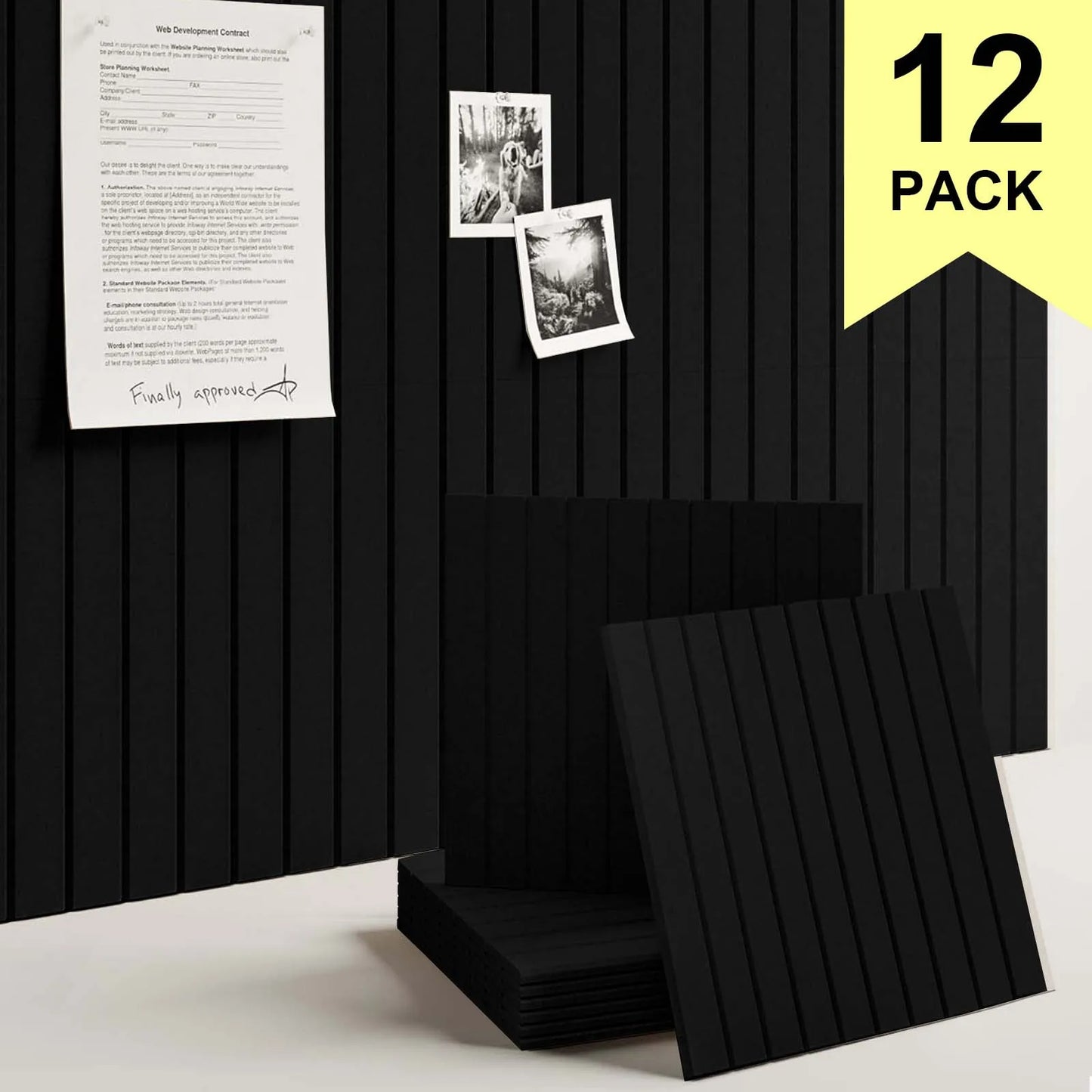 Cork Bulletin Boards 6 To 12 Pack Home Office Decor by S And B Enterprise