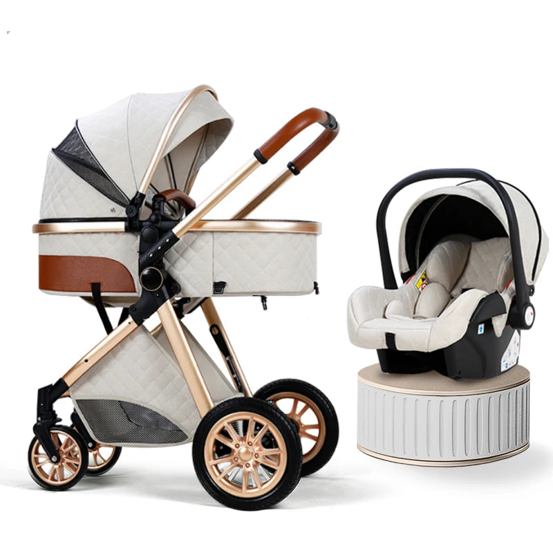 B.childhood 3 In 1 Baby Stroller Pushchair With Infant Carrier