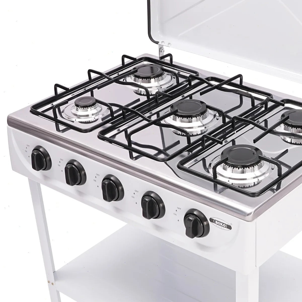 Sweetmile 5-Burner Natural Gas Stove Cooktop For Home And Outdoor