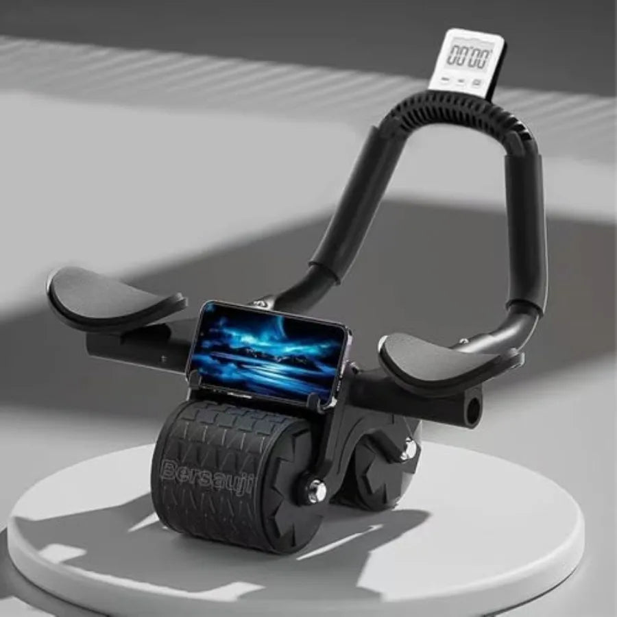 Upgraded Ab Roller Wheel With Knee Support And Timer