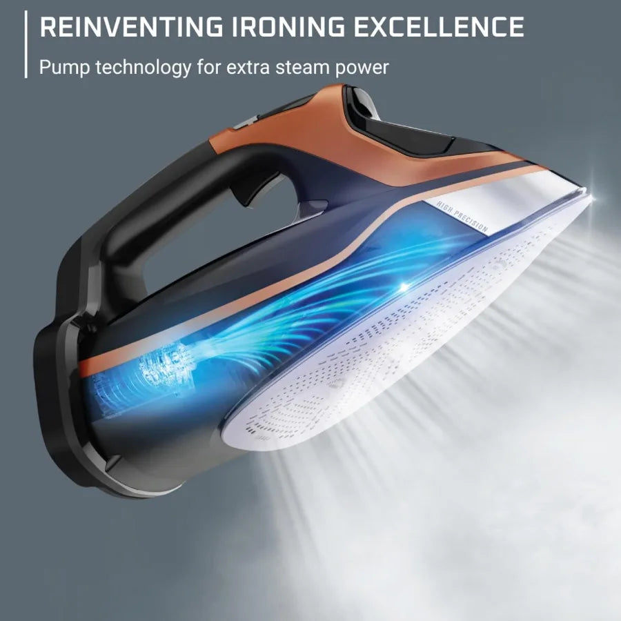 Abay Handheld Steam Iron 1850W With Smart Presets Steam Boost