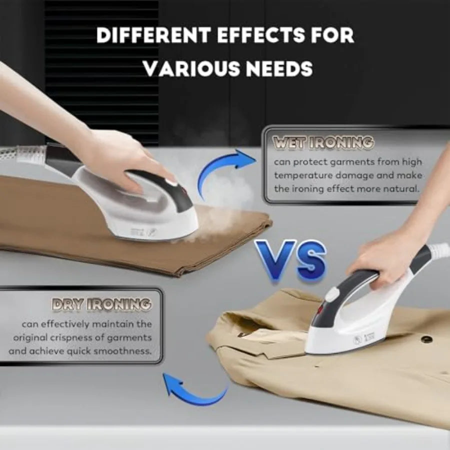 Abay Standing Garment Steamer With Flat Iron, 25s Heat-Up