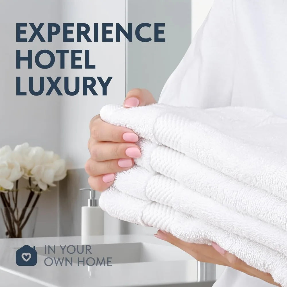 Luxurious Turkish Cotton Hand Towels for Hotel Spa Collection