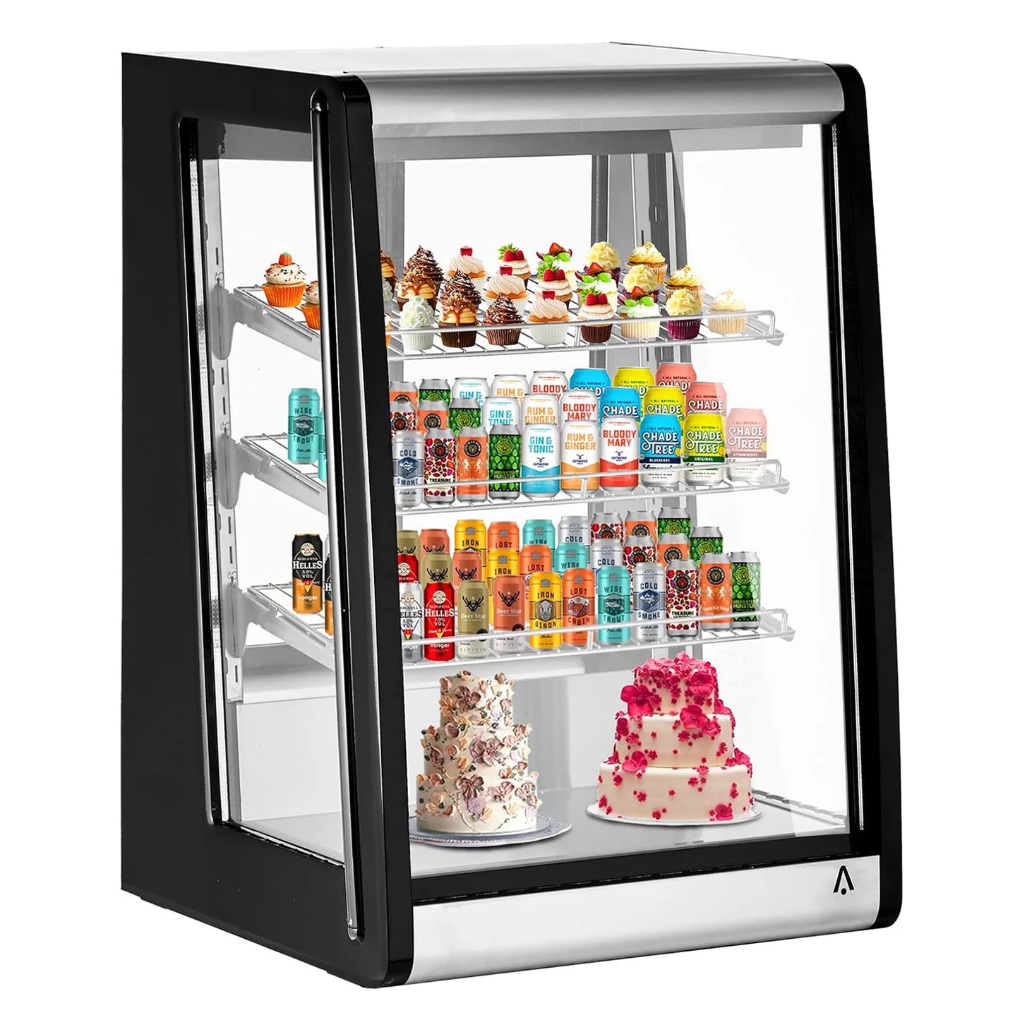 Adoolla Commercial Cake Display Refrigerator With LED Lighting Merchandiser