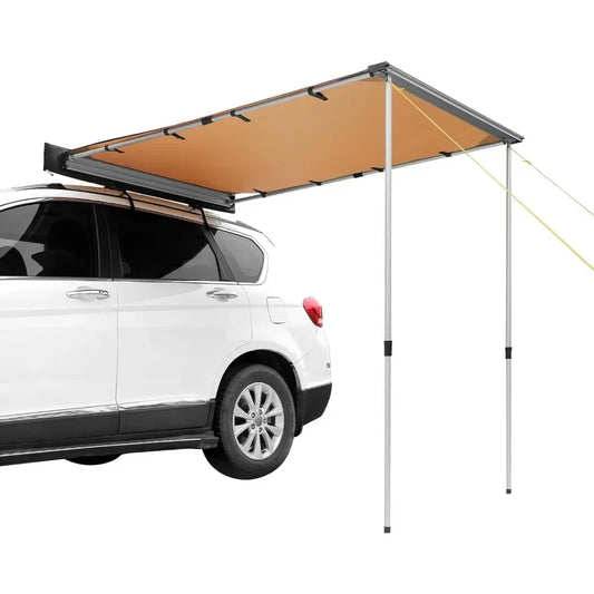 SUV Roof Awning UV50 Protection Retractable Weather Resistant Outdoor