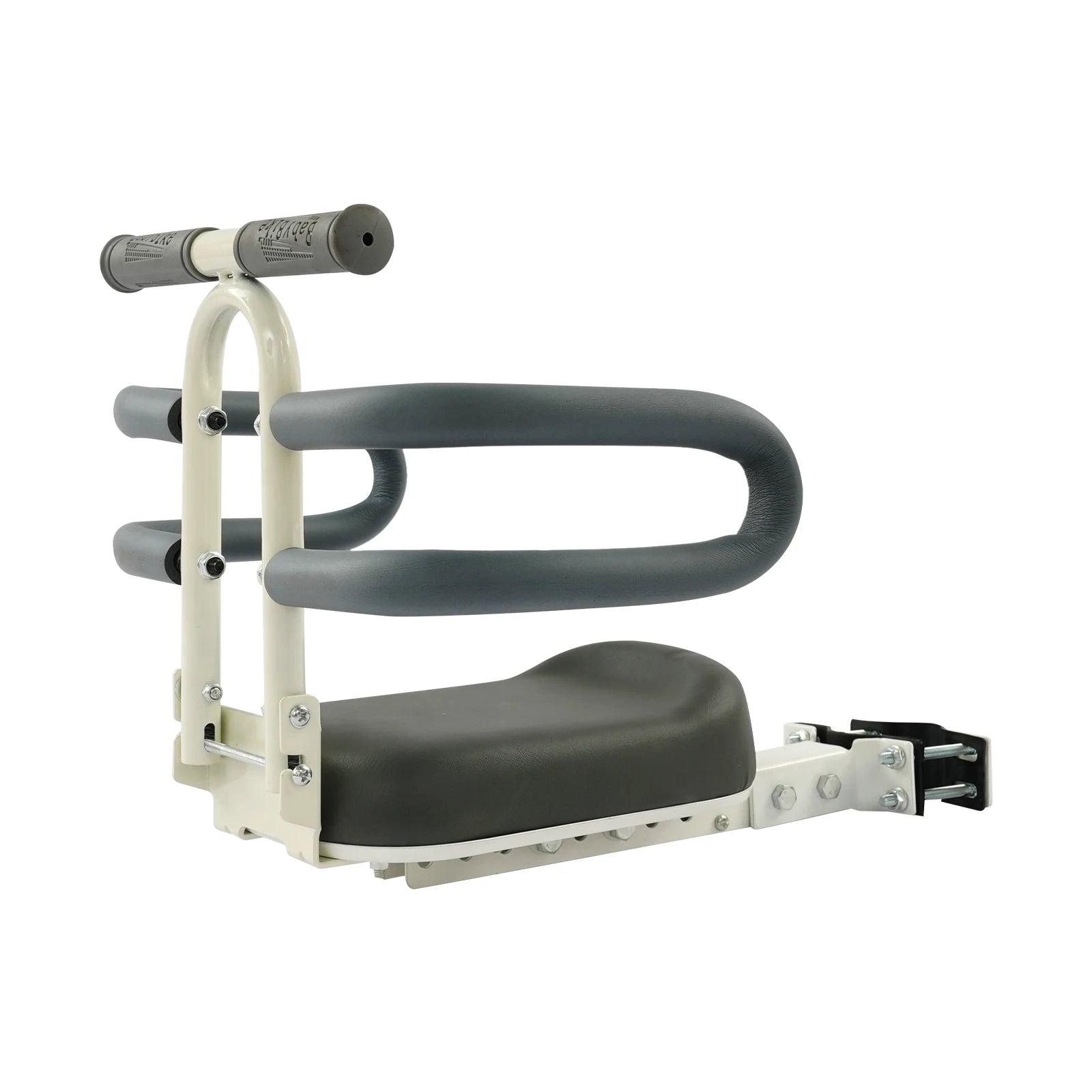 Adjustable Child Electric Scooter Seat Front-Mounted Child Bike Seat with Armrests & Guardrails for Safe Urban Rides by S And B Enterprise
