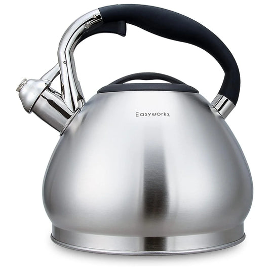 Easyworkz Whistling Tea Kettle Stainless Steel Induction Ready
