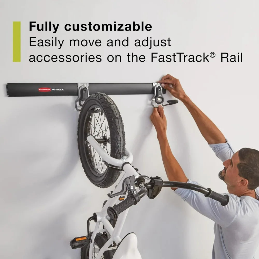 XMSJ 20-Piece FastTrack Garage Wall Storage System