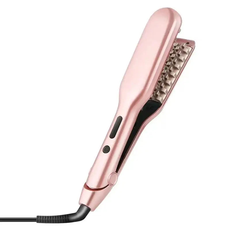 VoluVibe Ceramic Hair Crimping Iron Curler Tool for Fluffy Volume Styles - Hair Texturizing Iron by S And B Enterprise