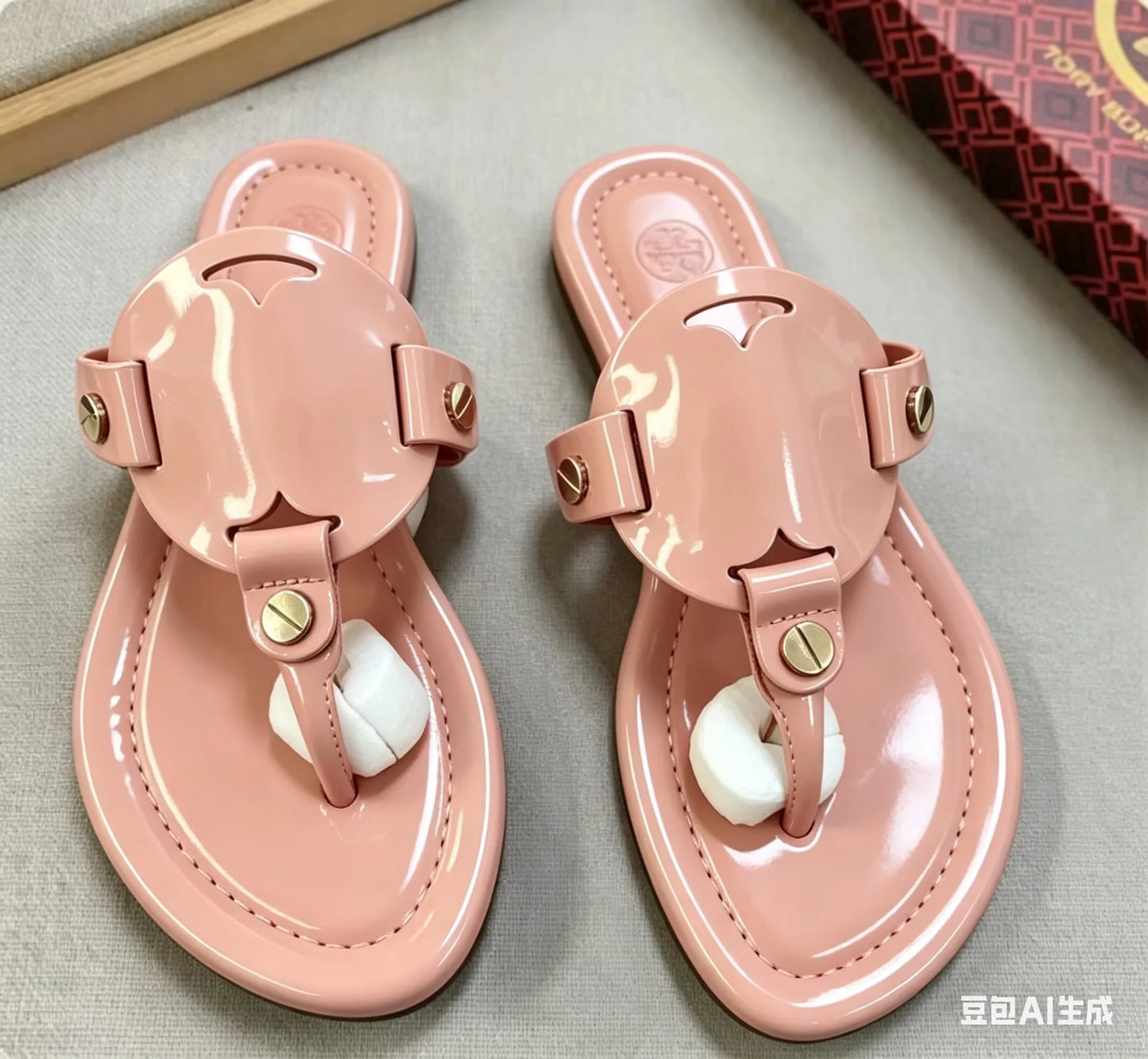 Women's Flat Sandals Slip On Open Toe For Everyday Wear by S And B Enterprise