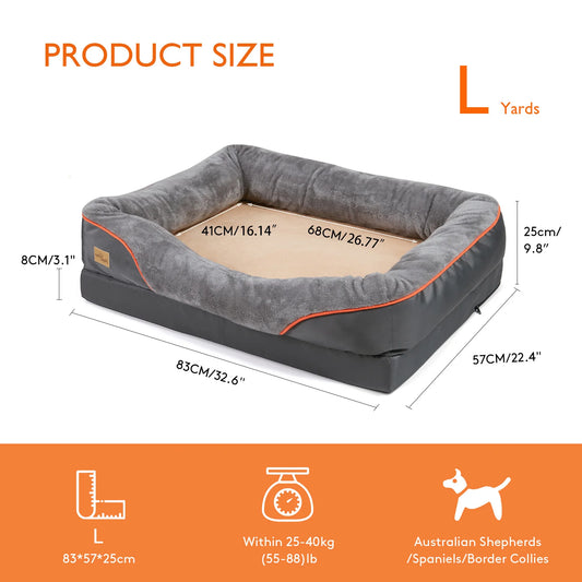 BINGOPAW Dog Bed With Washable Cover Anti Allergy Warm Fleece by S And B Enterprise