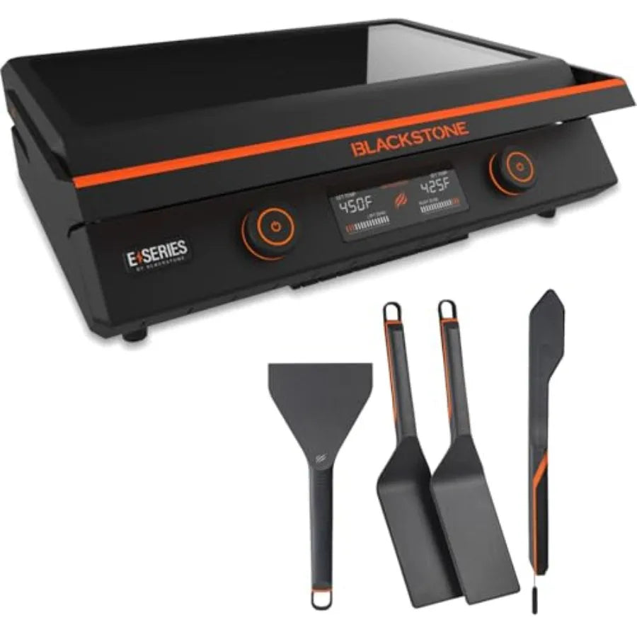 OLOEY Electric Griddle Nonstick With Lid For Indoor And Outdoor Use